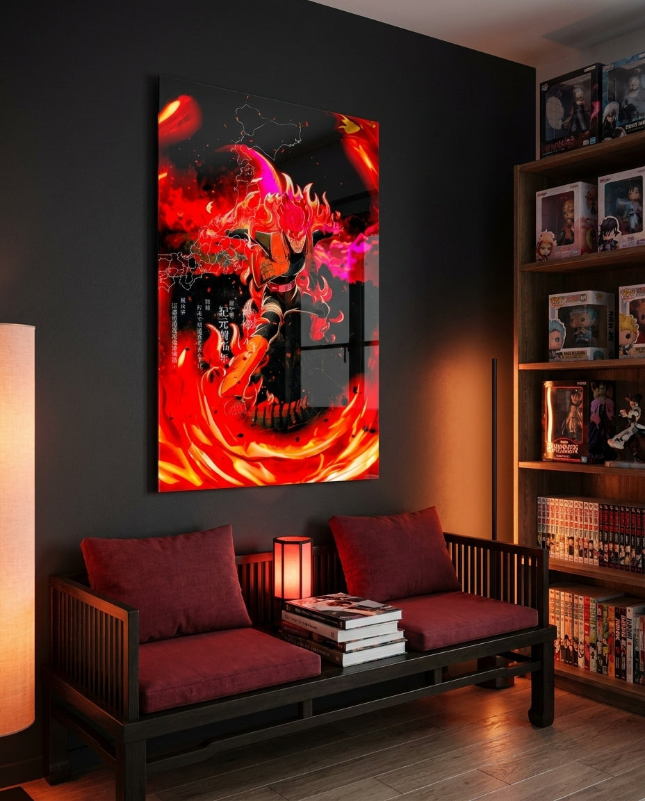 Manga Glass Wall Art || Designer Collection