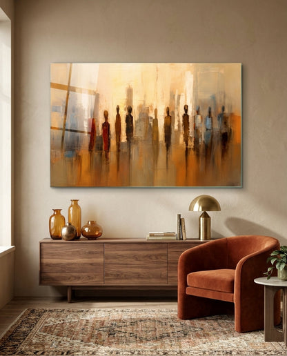 Silhouettes Glass Wall Art || Designer Collection