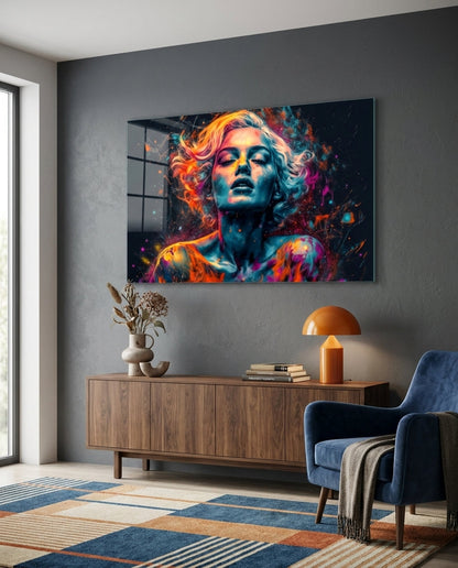 Feelings Glass Wall Art || Designer Collection