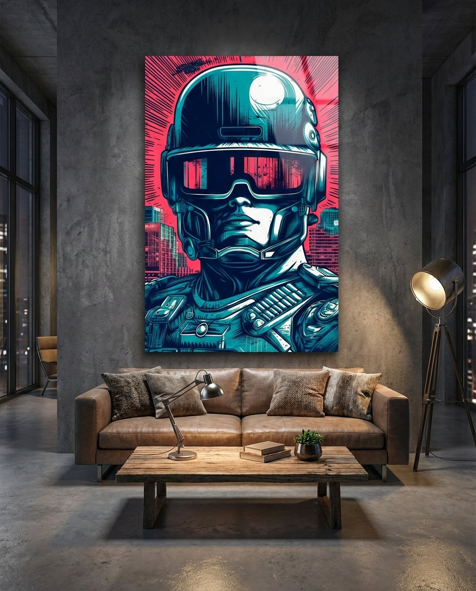 Mission Glass Wall Art || Designer Collection