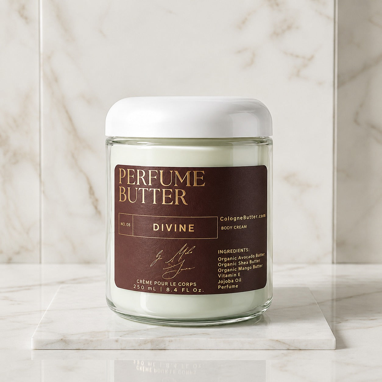 DIVINE – The Luxury Body Butter Perfume | Radiant Citrus, Floral & Warm Vanilla Scent | Elegant Fragrance for Women & Men | Perfume Butter