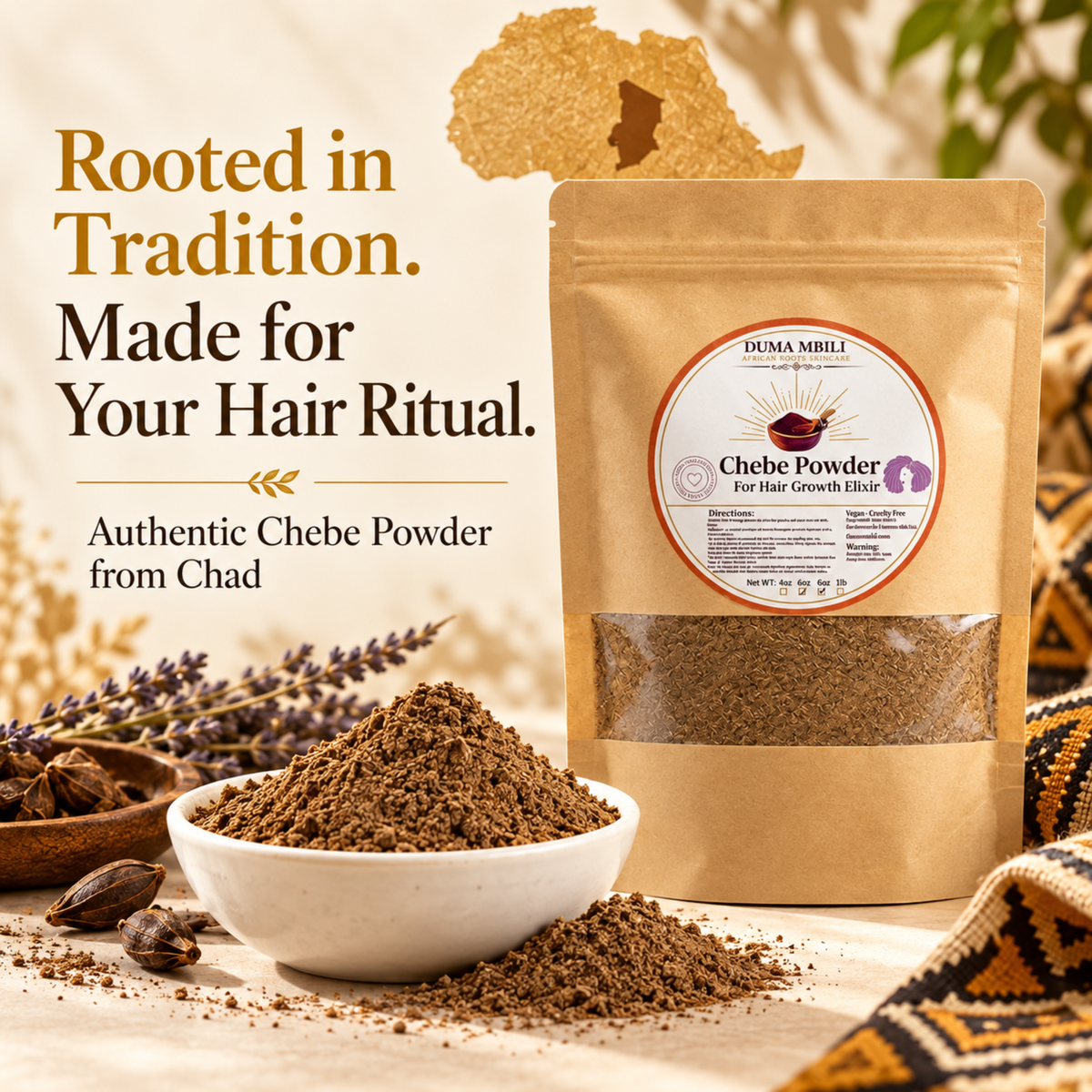 Original Chadian Chebe Hair Powder - Shaketea