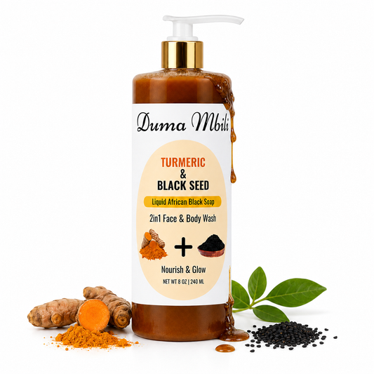 Turmeric & Black Seed African Black Soap - Shaketea