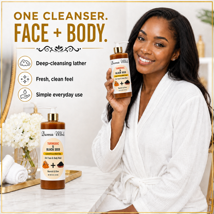 Turmeric & Black Seed African Black Soap - Shaketea