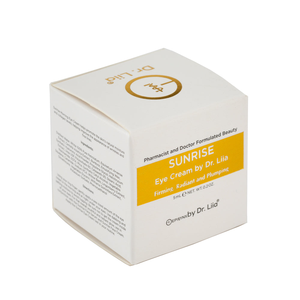 Sunrise Nourishing Eye Cream for Dry, Mature Eyes – Firming Overnight Care, Nut-Free