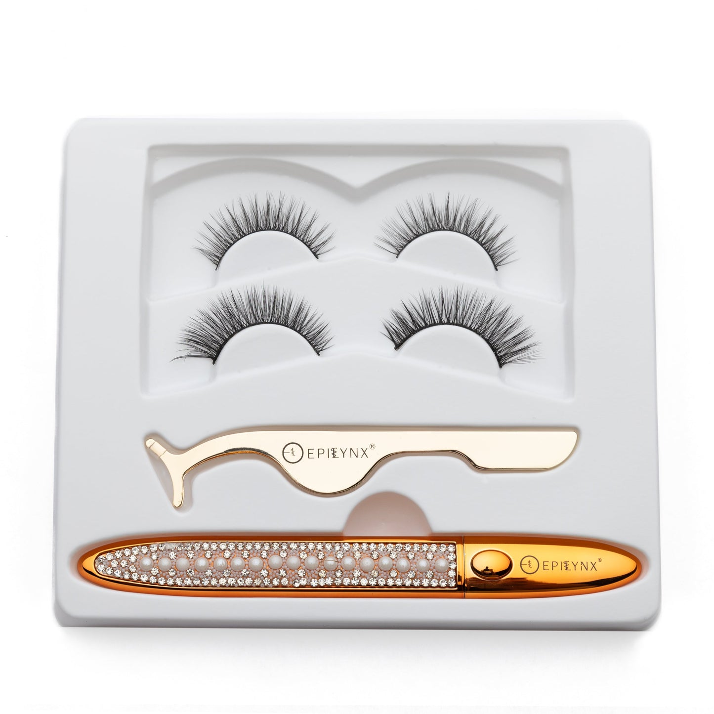 No-Glue Reusable Lash Kit for Sensitive Eyes – Magnetic Liner, No Adhesive, Nut-Free