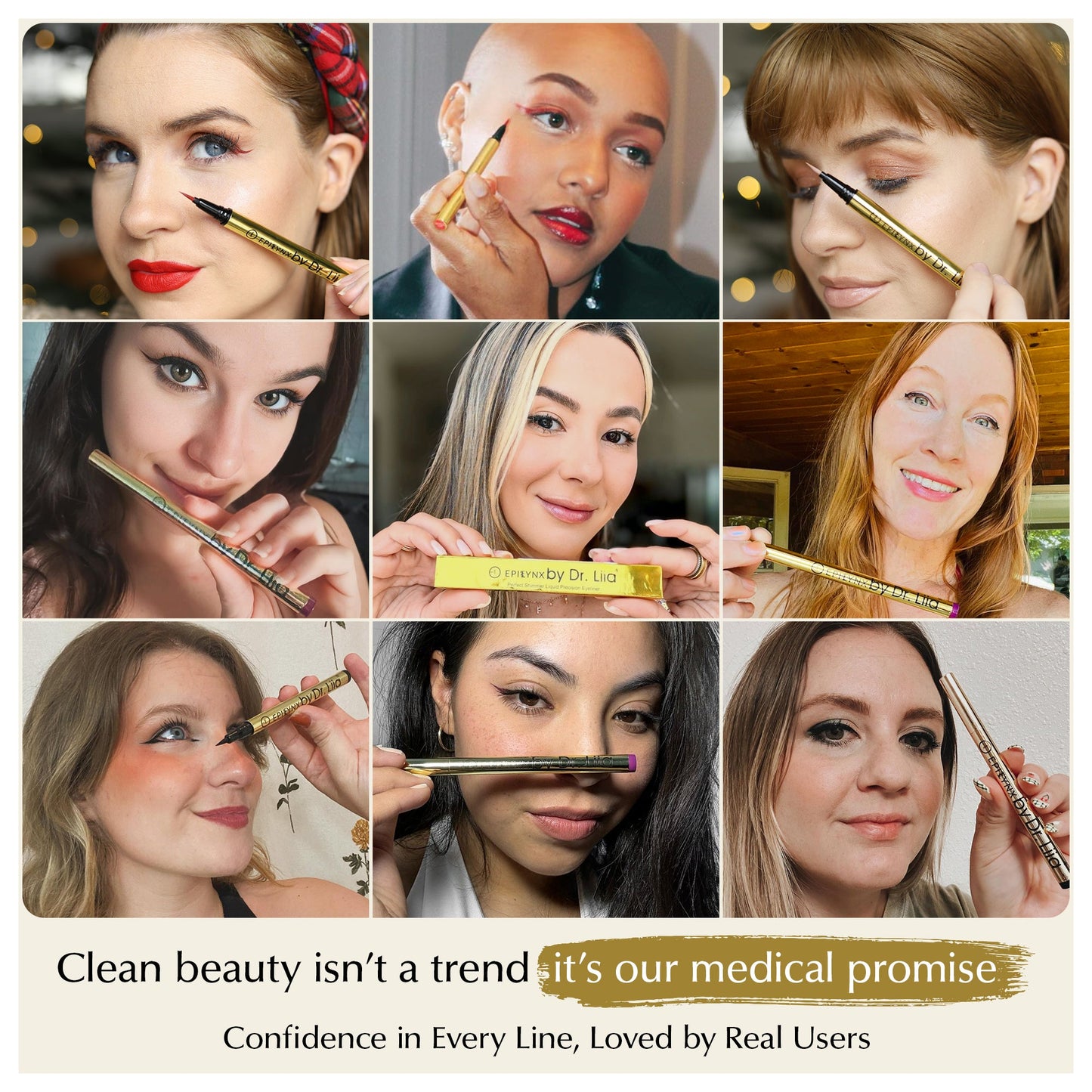 Waterproof Eyeliner for Sensitive, Watery Eyes – Smudge-Proof on Hooded Lids, Gluten-Free & Vegan