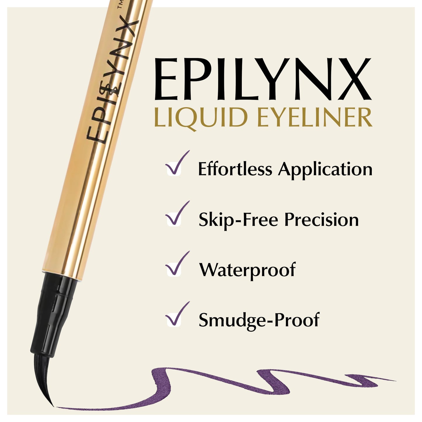Waterproof Eyeliner for Sensitive, Watery Eyes – Smudge-Proof on Hooded Lids, Gluten-Free & Vegan