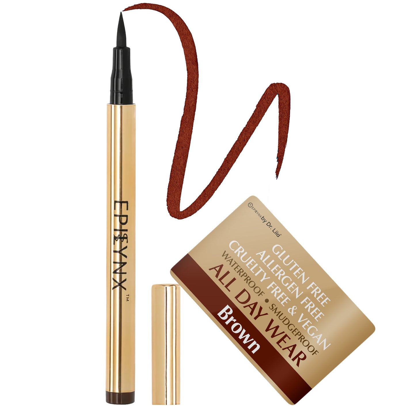 Waterproof Eyeliner for Sensitive, Watery Eyes – Smudge-Proof on Hooded Lids, Gluten-Free & Vegan