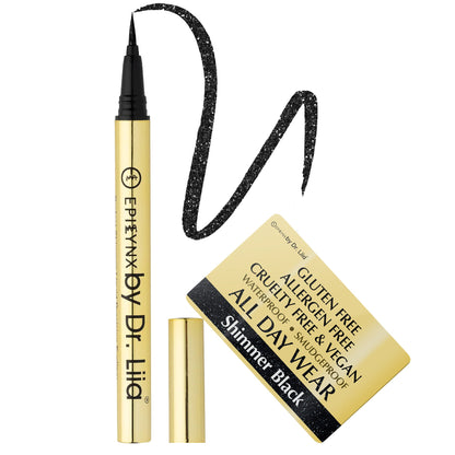 Waterproof Eyeliner for Sensitive, Watery Eyes – Smudge-Proof on Hooded Lids, Gluten-Free & Vegan