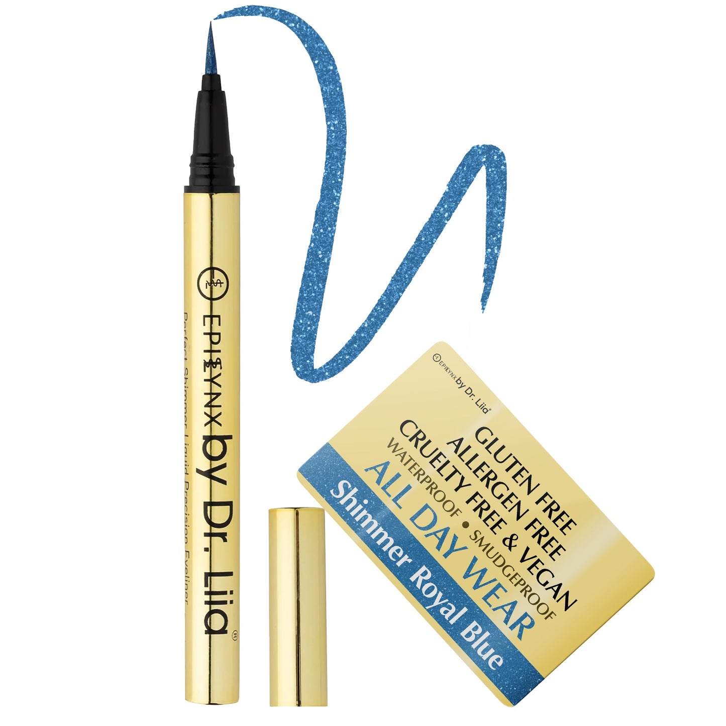 Waterproof Eyeliner for Sensitive, Watery Eyes – Smudge-Proof on Hooded Lids, Gluten-Free & Vegan