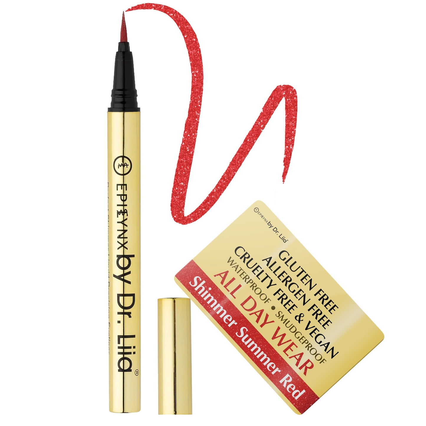 Waterproof Eyeliner for Sensitive, Watery Eyes – Smudge-Proof on Hooded Lids, Gluten-Free & Vegan