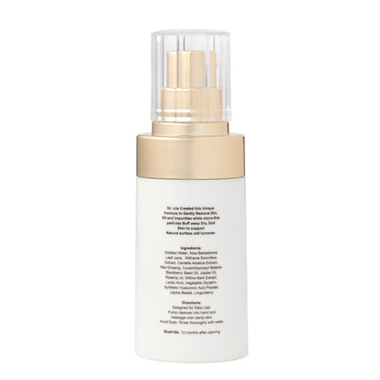 Gentle Exfoliating Face Scrub for Thinning, Sensitive Skin – Hyaluronic Acid & Jojoba Beads