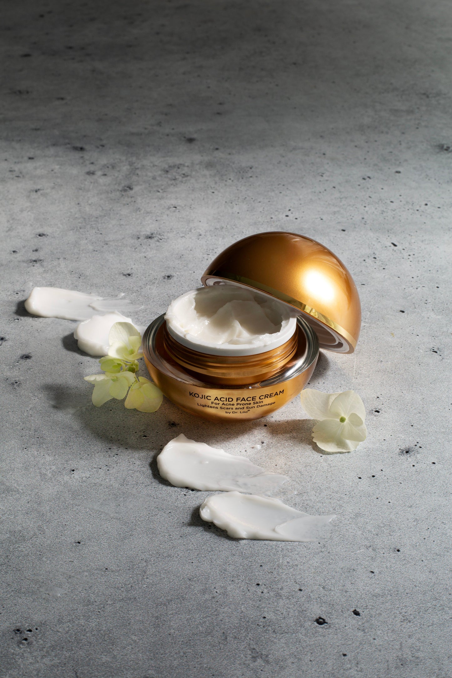 Kojic Acid Brightening Face Cream – Fades Dark Spots on Acne-Prone Sensitive Skin, Nut-Free