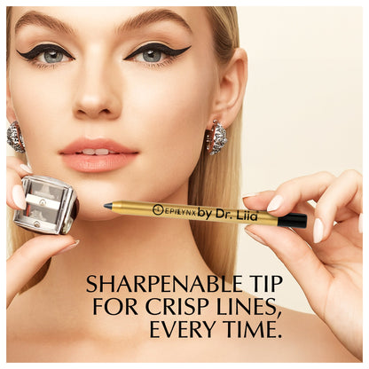 Kajal Eyeliner Pen for Sensitive, Watery Eyes – Smudge-Resistant Waterline, Hypoallergenic