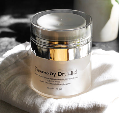 Gentle Retinol Night Cream for Sensitive Mature Skin – Wrinkle Repair Without Irritation
