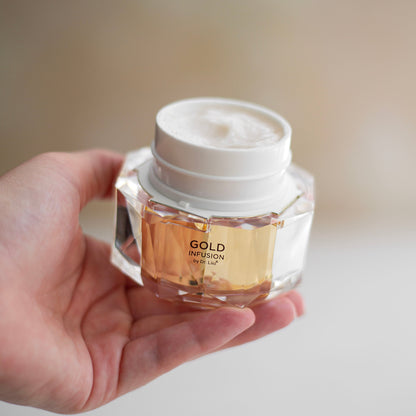 Gold Infusion Face Cream for Dull, Mature Skin – Brightening & Firming, Nut-Free