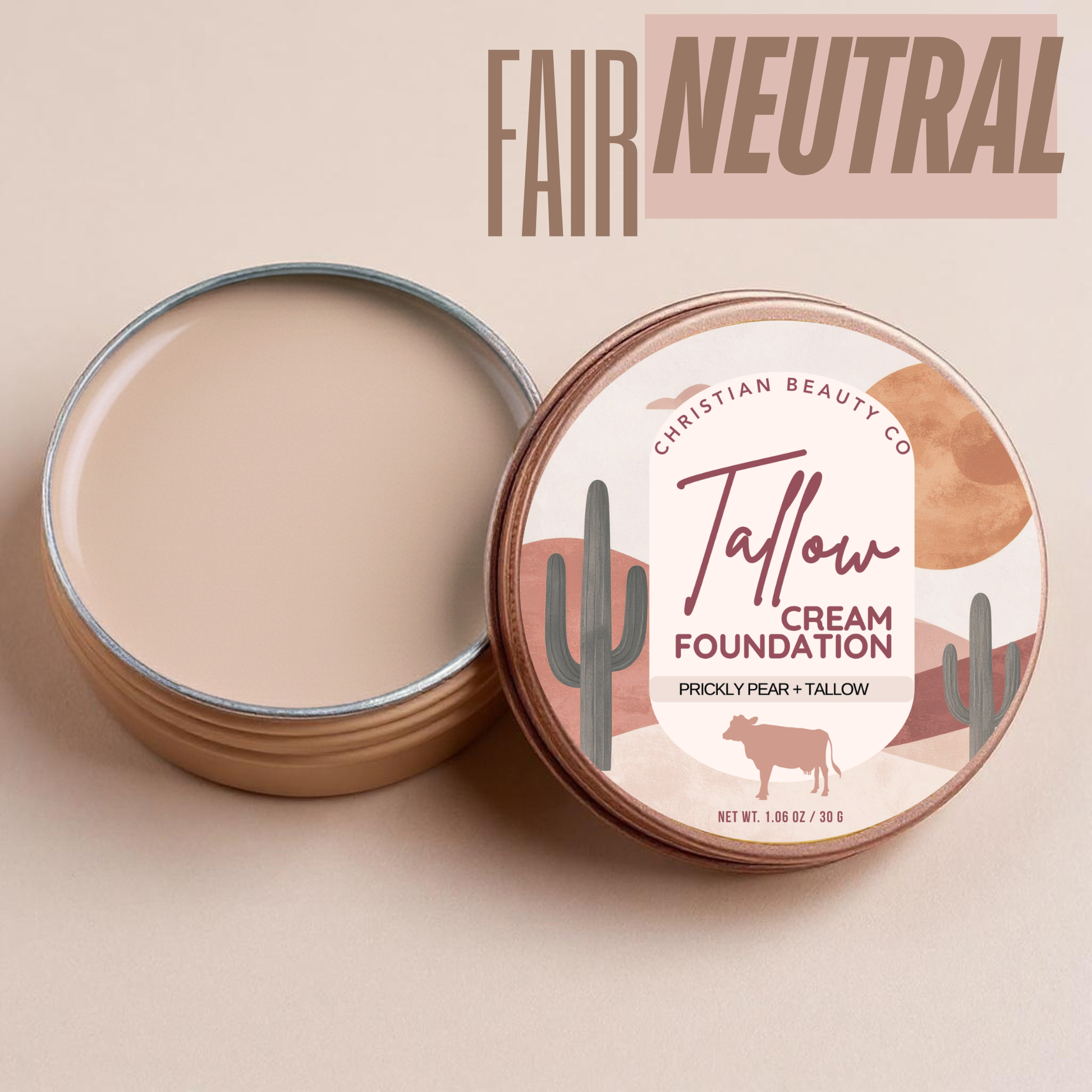 Tallow Cream Foundation - Shaketea
