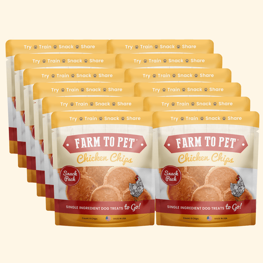 Chicken Chips Snack Pack Bundles | Dog Party Favors & Training Treats - Shaketea
