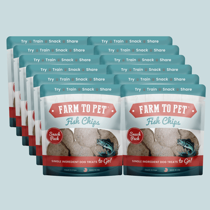 Fish Chips Snack Pack Bundles | Dog Treats for Training & Travel - Shaketea