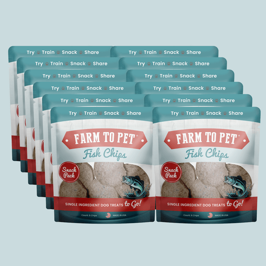 Fish Chips Snack Pack Bundles | Dog Treats for Training & Travel - Shaketea
