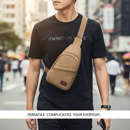 Canvas Sling Bag | Lightweight Crossbody for Men & Women