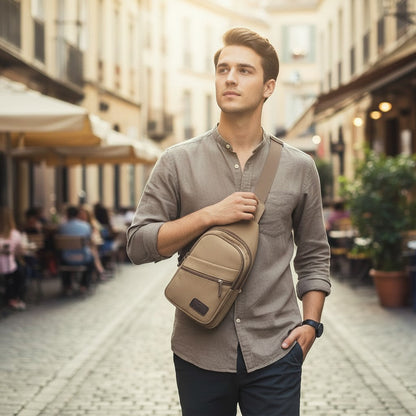 Canvas Sling Bag | Lightweight Crossbody for Men & Women