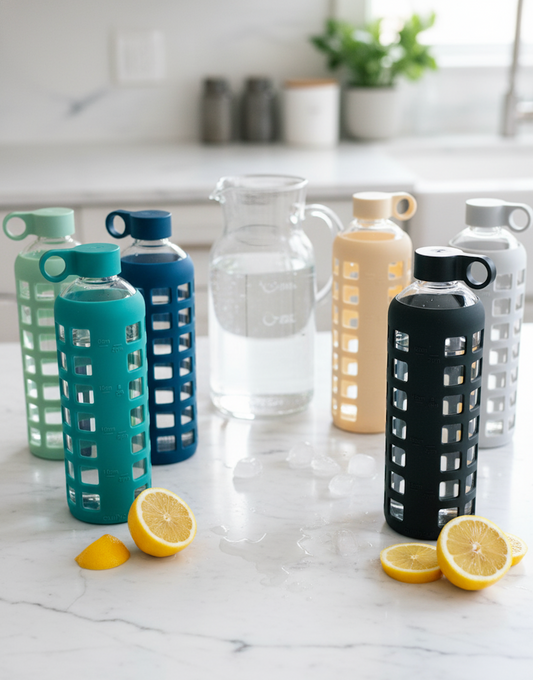 *purifyou Glass Water Bottles* - Shaketea