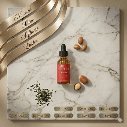 Hair Perfume Oil – Nourishing Fragrance Hair Oil | Argan, Jojoba & Jamaican Black Castor Oil | Soft, Smooth & Shiny Hair | Cologne Butter
