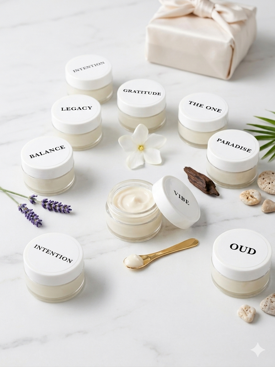 8PCS Body Butter Cologne Discovery Set – Long Lasting Scented Body Butter, Hydrating Skin Moisturizer