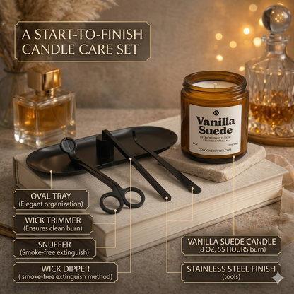 Candle Care Tool Set – Elevate Your Candle Burning Experience.