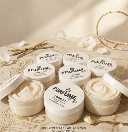 Perfume Body Butter – Travel Size Mini Scented Moisturizing Cream Long Lasting Fragrance | TWO 2oz FOR $30