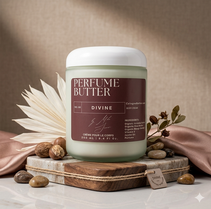 DIVINE – The Luxury Body Butter Perfume | Radiant Citrus, Floral & Warm Vanilla Scent | Elegant Fragrance for Women & Men | Perfume Butter