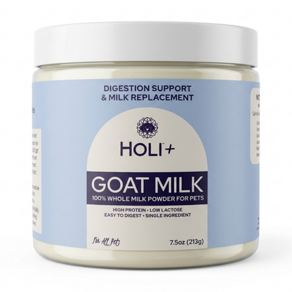 HOLI Powdered Goat Milk for Dogs & Cats | Single-Ingredient Topper & Milk Replacer