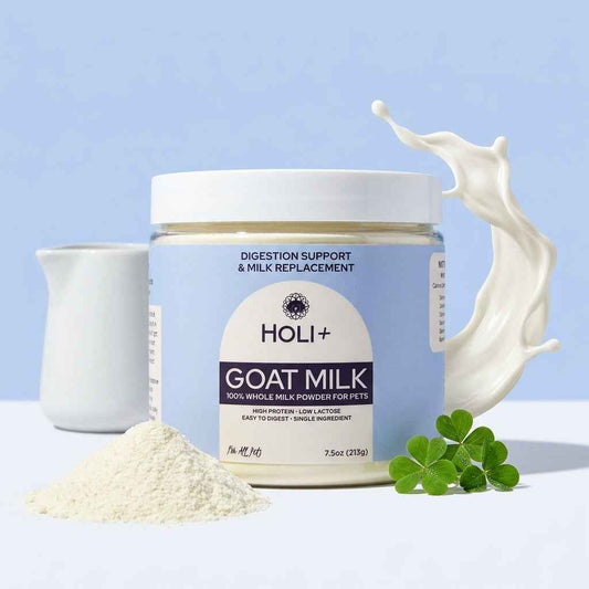 HOLI Powdered Goat Milk for Dogs & Cats | Single-Ingredient Topper & Milk Replacer