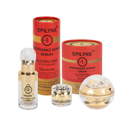 Sunrise Firming Skincare Set for Mature Skin – Serum, Cream & Eye Cream, Nut-Free