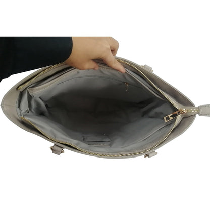 Techy Tote Bag Vegan Leather Large with Touch Screen Purse