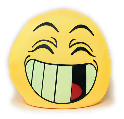 Tache Squishy Emoji Microbead Throw Pillow