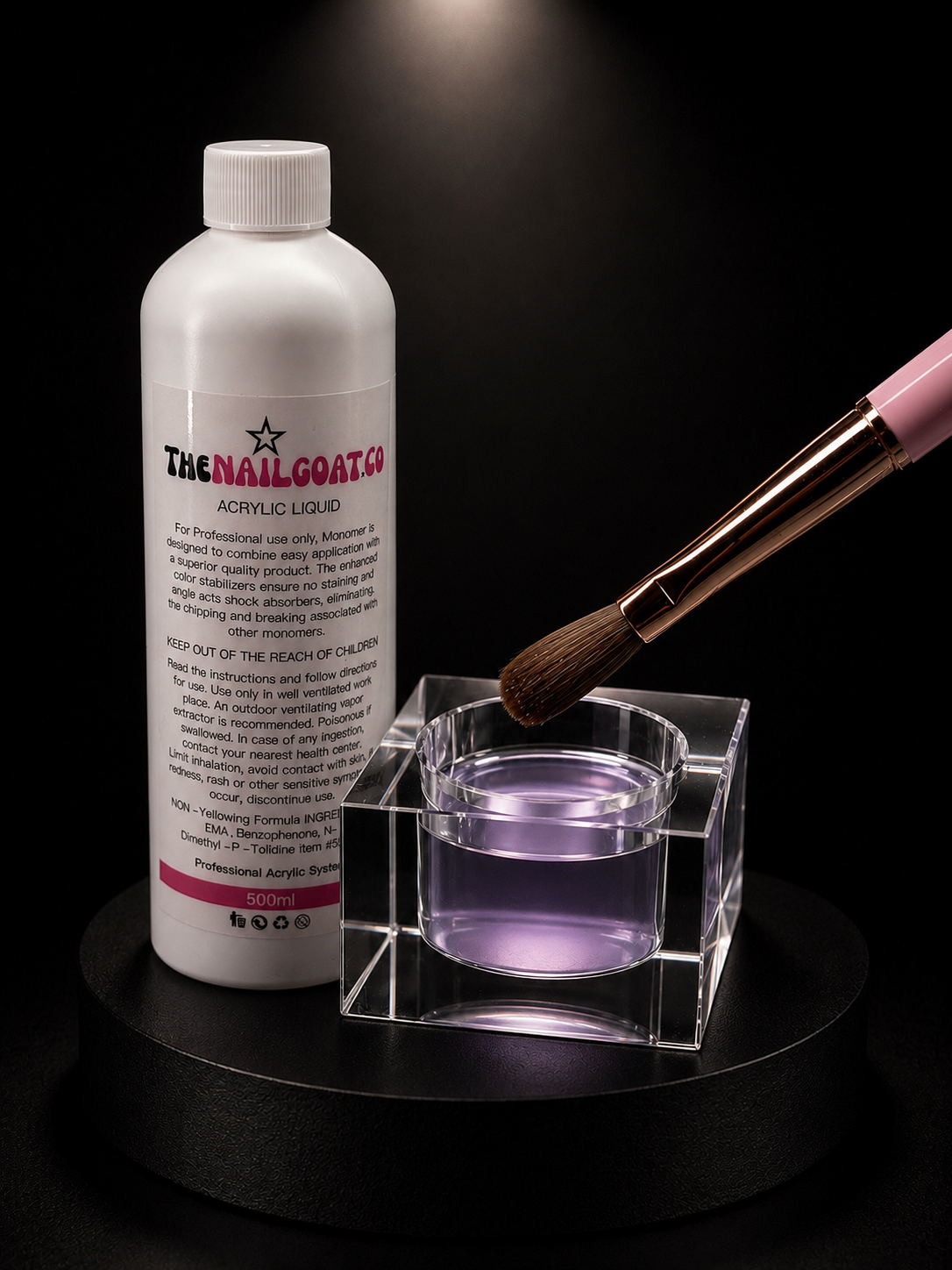 6-Piece Cover Acrylic Powder Collection for Nail Professionals