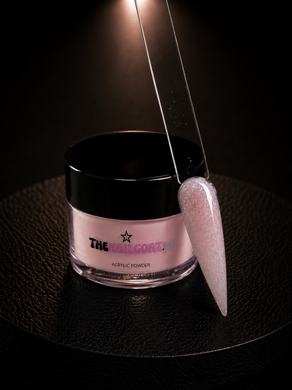 8-Piece Glitter Cover Acrylic Powder Collection for Nail Professionals