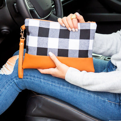 Buffalo Plaid Clutch