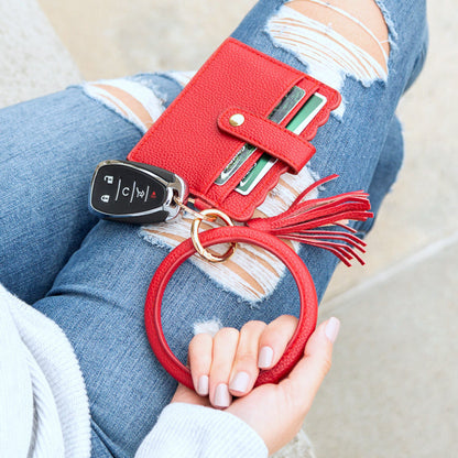 Key Ring ID Wallet Bracelet