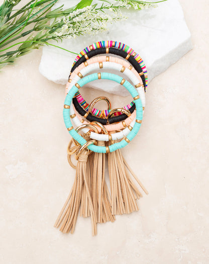 Boho Key Ring Bracelet
