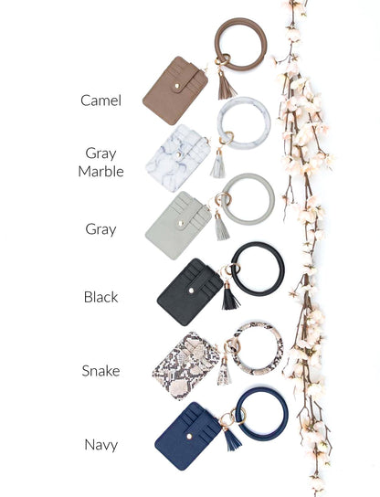 Key Ring Wallet Bracelet