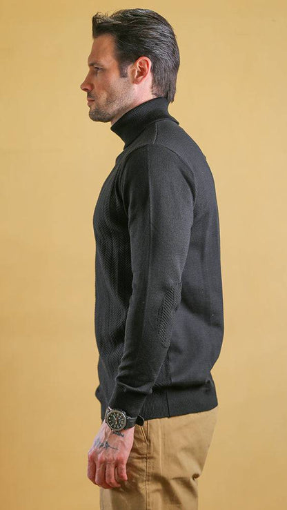 The Trailblazer Sweater (Classic Black )