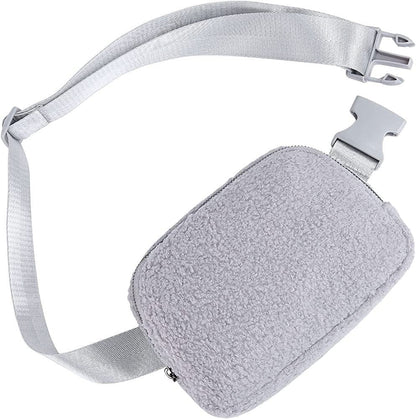 Lola Boucle Sherpa Sling Crossbody Belt Bum Fanny Waist Bag
