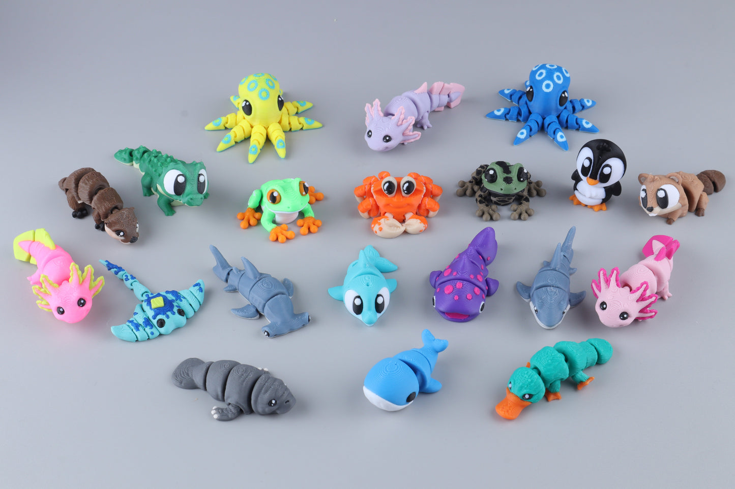 Mini Water Animal Fidget Toy Pack (20 items) - Shaketea