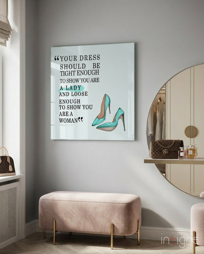 Dress Glass Wall Art
