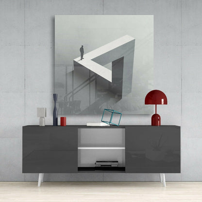 Dead End Glass Wall Art