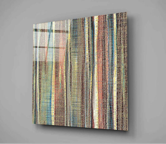 Ethnic Pattern Glass Wall Art